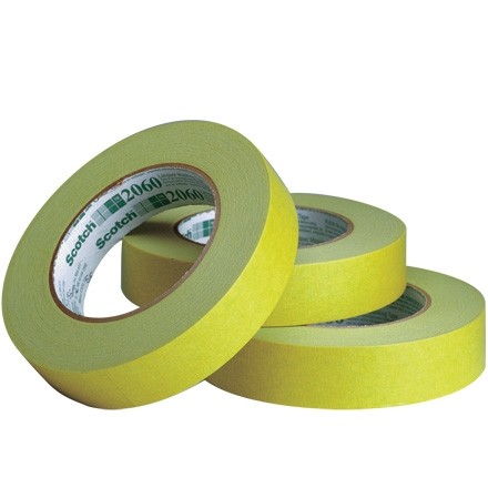 3M 2060 Green Painter's Tape, 1" x 60 yds., 6 Mil Thick