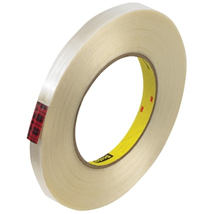 3M 890MSR Strapping Tape, 1/2" x 60 yds., 8.0 Mil Thick