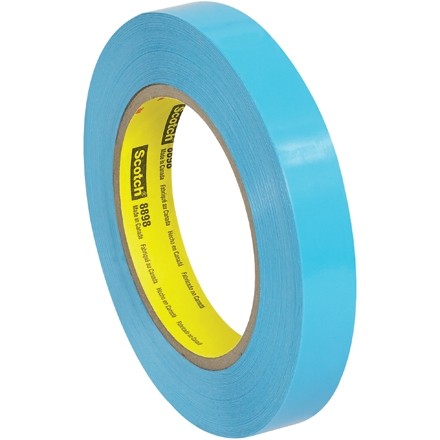 1 ROLL 3M SCOTCH 8898 BLUE POLY STRAPPING ADHESIVE TAPE 3/4" X 60 YDS 