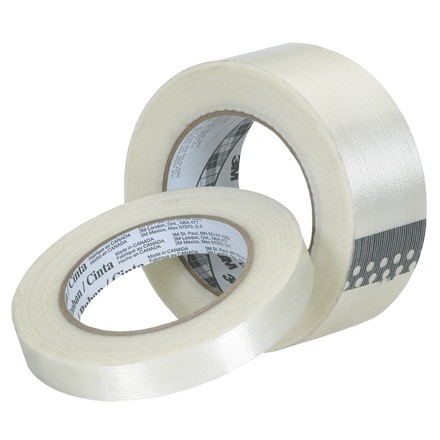 3M 8932 Clear Strapping Tape, 1/2" x 60 yds., 3.75 Mil Thick