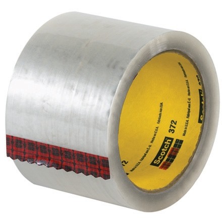 3M 372 Tape, Clear, 3" x 110 yds., 2.2 Mil Thick