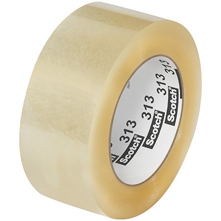 3M 313 Tape, Clear, 2" x 110 yds., 2.5 Mil Thick