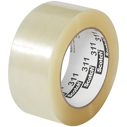 3M 311 Tape, Clear, 2" x 110 yds., 2 Mil Thick