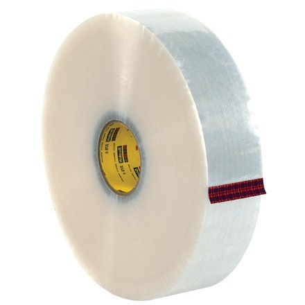 3M 375 Carton Sealing Tape, Clear, 3" x 1000 yds., 3 Mil Thick