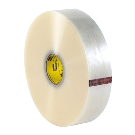3M 371 Carton Sealing Tape, Clear, 2" x 1000 yds., 1.9 Mil Thick