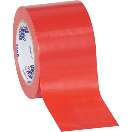Red Vinyl Tape, 3" x 36 yds., 6 Mil Thick