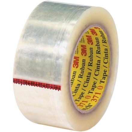 3M 371 Tape, Clear, 2" x 110 yds., 1.9 Mil Thick
