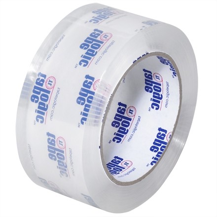 Clear Carton Sealing Tape, Crystal Clear, 2" x 110 yds., 2 Mil Thick