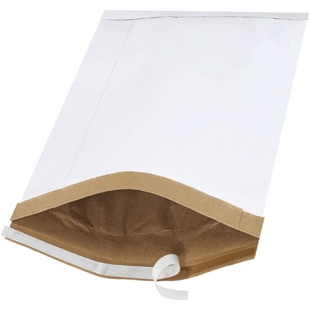 Padded Mailers, #6, 12 1/2 x 19", White, Self-Seal