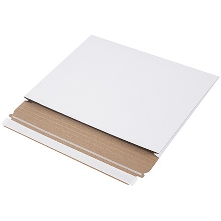 Flat Mailers, Gusseted, 12 1/2 x 9 1/2", White