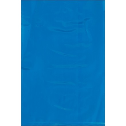 Poly Bags, 6 x 9", 2 Mil, Blue Flat