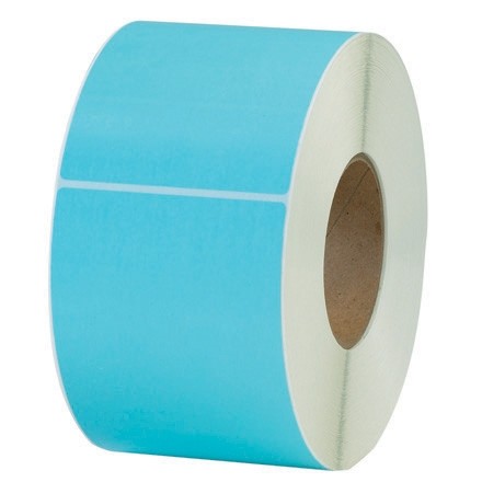 Light Blue Thermal Transfer Labels, 4 x 6"