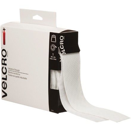 VELCRO® Hook and Loop, Combo Pack, Strips, 2" x 15', White