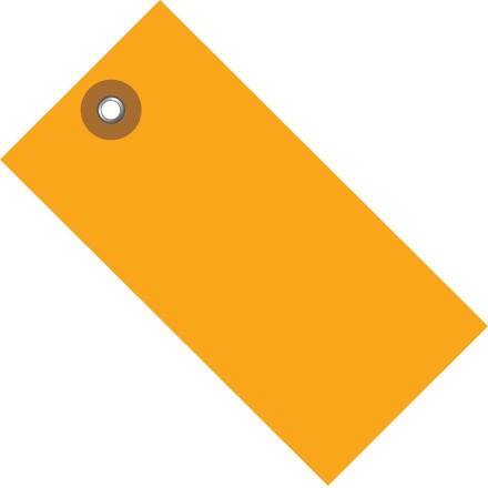 Orange Tyvek® Shipping Tags #8 - 6 1/4 x 3 1/8"
