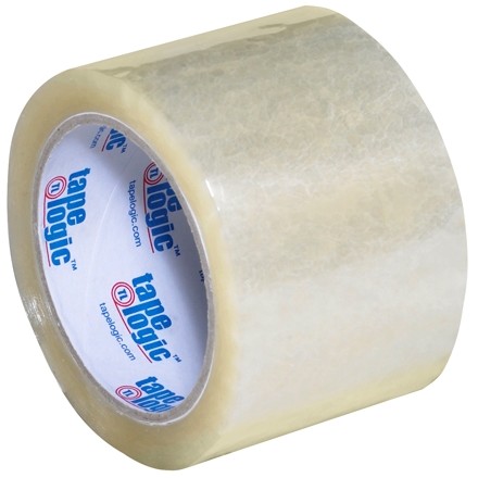 Clear Carton Sealing Tape, Industrial, 3" x 55 yds., 2.6 Mil Thick