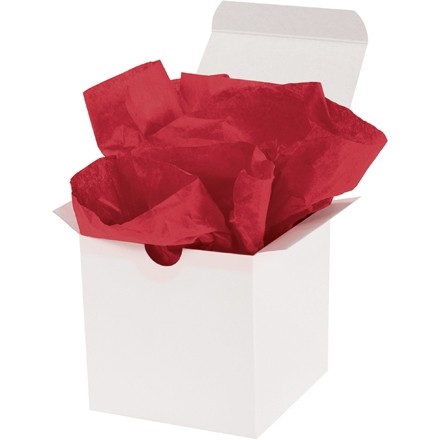 Scarlet Tissue Paper Sheets, 15 X 20"