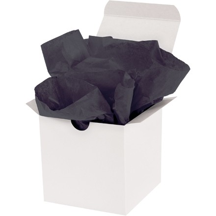 Black Tissue Paper Sheets, 15 X 20"