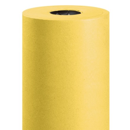 Yellow Kraft Paper Rolls, 36" Wide - 50 lb.