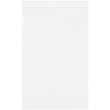 Reclosable Poly Bags, 6 x 9", 2 Mil, White