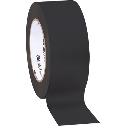 3M 3903 Black Duct Tape, 2" x 50 yds., 6.3 Mil Thick