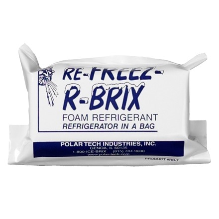 Re-Freez-R-Brix™ 7.5 oz. Cold Bricks - 4 1/2 X 2 X 1 1/2"
