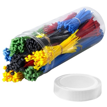 Cable Tie Kit, Assorted Colors