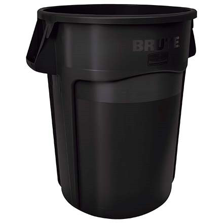 Rubbermaid® Brute® Trash Can, 55 gallon, Black