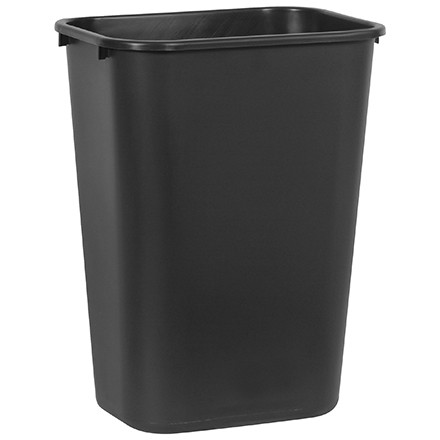 Rubbermaid® Office Trash Can - 10 Gallon, Black