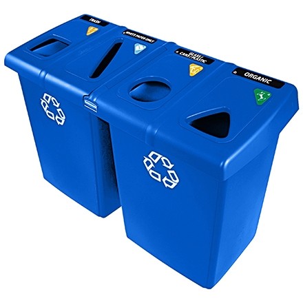 Rubbermaid® Recycling Station, 92 Gallon