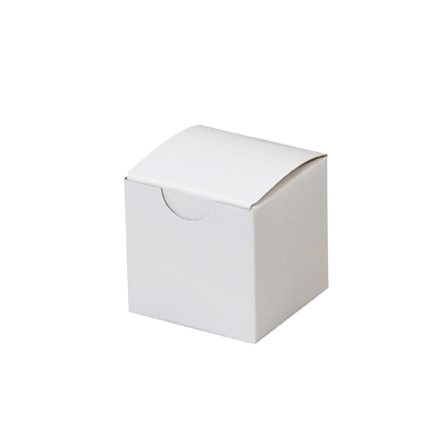 Chipboard Boxes, Gift, White, 2 x 2 x 2"