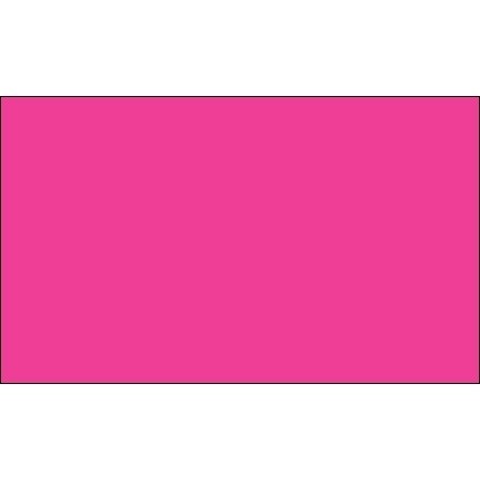 Fluorescent Pink Inventory Labels - 3 X 5"