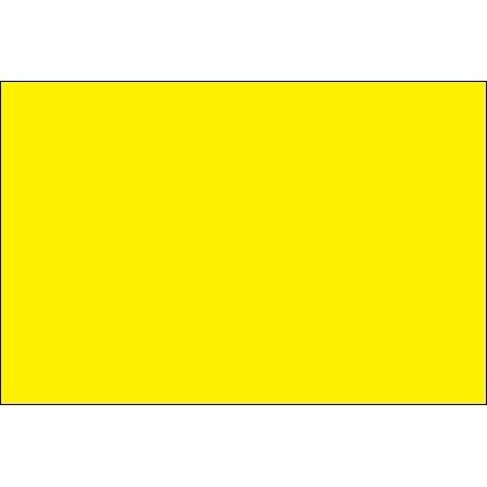 Fluorescent Yellow Inventory Labels - 3 X 10"