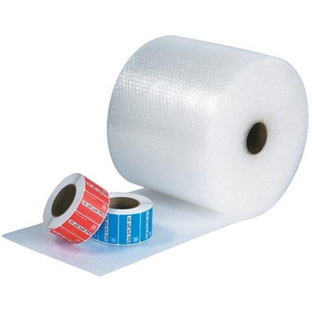 Bubble Rolls, UPSable, Large, 1/2" X 12" X 125', Non-Perforated