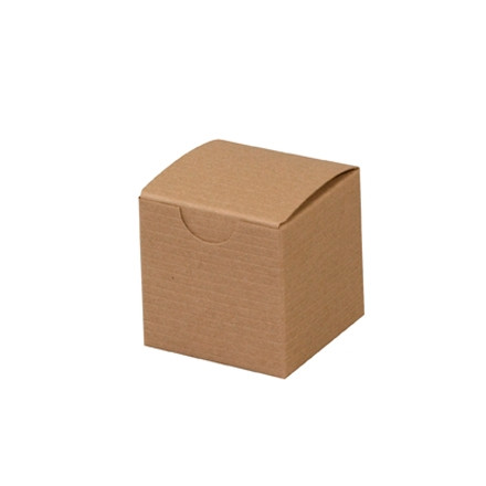 Chipboard Boxes, Gift, Kraft, 2 x 2 x 2"