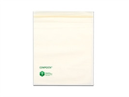 Compostable Food Bags, 8 x 10", Plastic