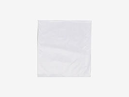 White Plastic Merchandise Bags, 6 1/4 x 9 1/4