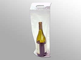 Plastic Wine Take Out Bags, 7 x 19"