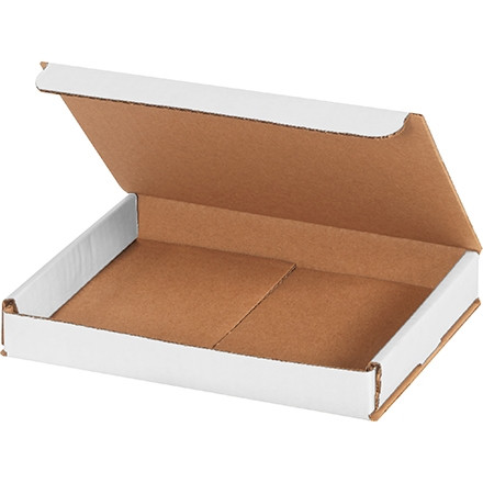Indestructo Mailers, White, 8 x 6 x 1"