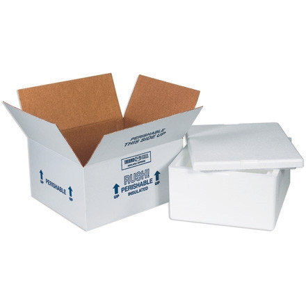 9 1/2 x 9 1/2 x 7" Insulated Shipping Kits