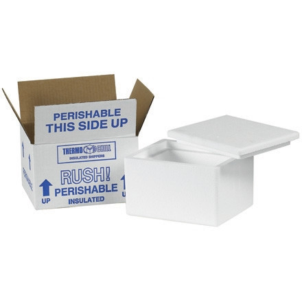6 x 4 1/2 x 3" Insulated Shipping Kits