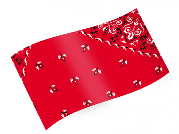 Red Bandanna - Printed Tissue Sheets, 20 x 30