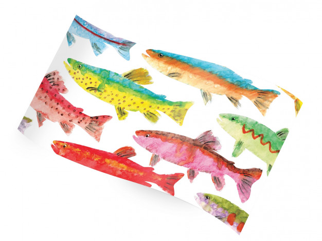 Rainbow Trout - Printed Tissue Sheets, 20 x 30