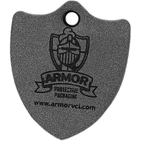 ARMOR SHIELD® Foam Emitter Pad, Gray, 4 1/16 x 3 1/2"