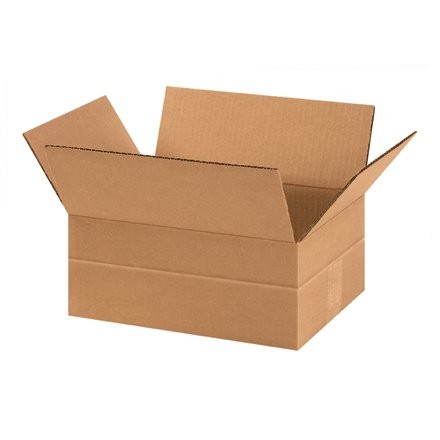 Corrugated Boxes, Multi-Depth, 11 3/4 x 8 3/4 x 4 3/4", Kraft