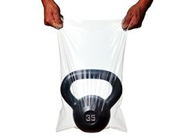 Tuf-R® Gusseted Low Density Bakery Bags, 4 x 2 x 8", 0.85 Mil