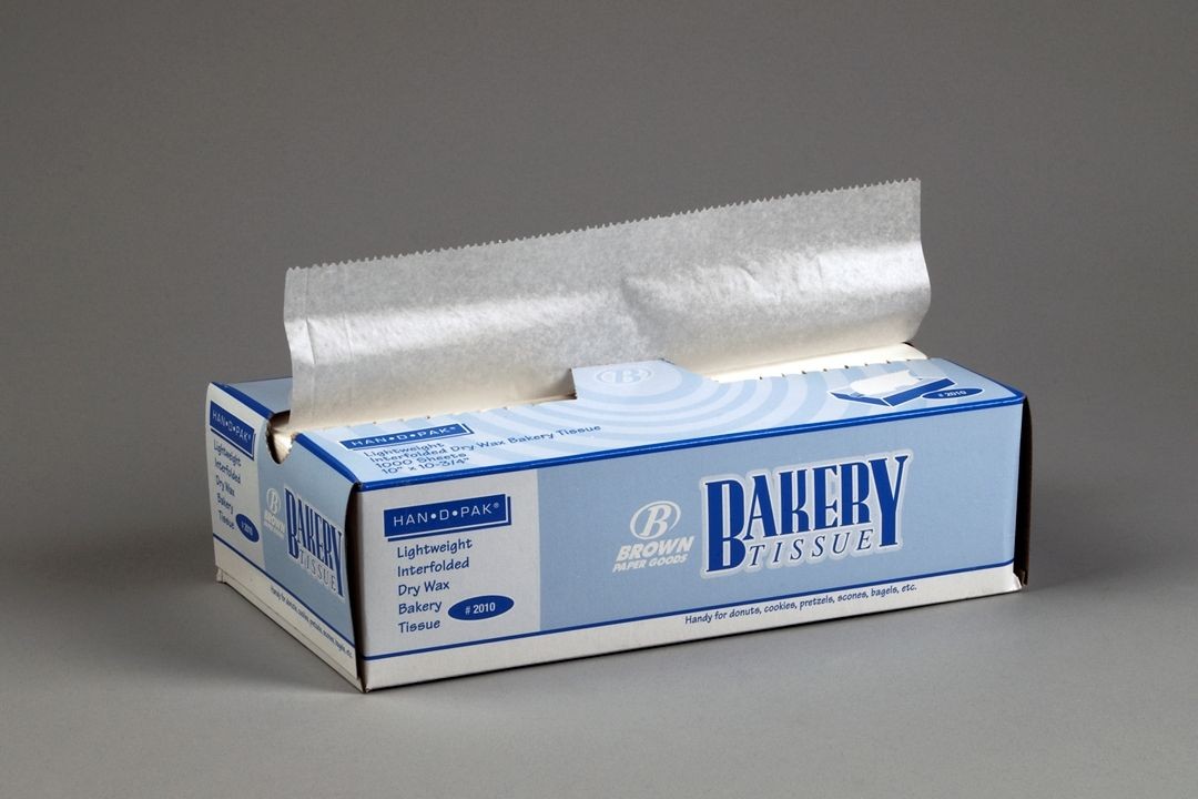 Interfold Dry Wax Paper White Bakery Tissue Paper. Size - 6 x 10 apx. 1000  sheets