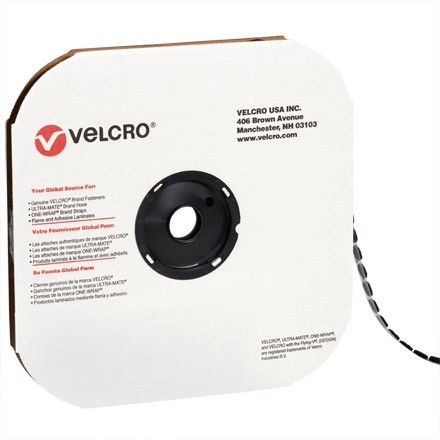 VELCRO® Hook and Loop, Dots, Loop, 7/8, Black for $97.14 Online