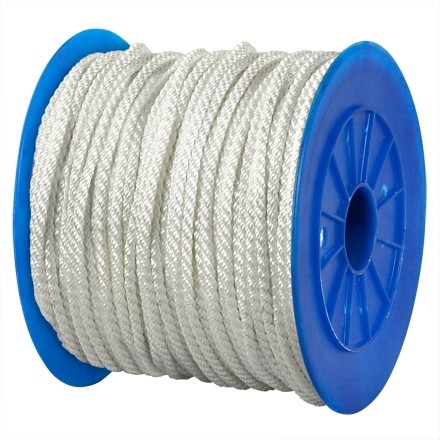 Twisted Nylon Rope - 1/4, White