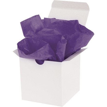 Hi Sasara 30 Sheets Metallic Purple Tissue Paper,28 x 20 Inch,Purple Tissue  Paper for Gift Bags,Purple Gift Wrapping Tissue for