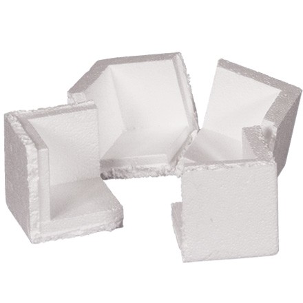 POLAR TECH Foam Corner Protectors, 3/4 Square, 2-1/4 x 2-1/4 x